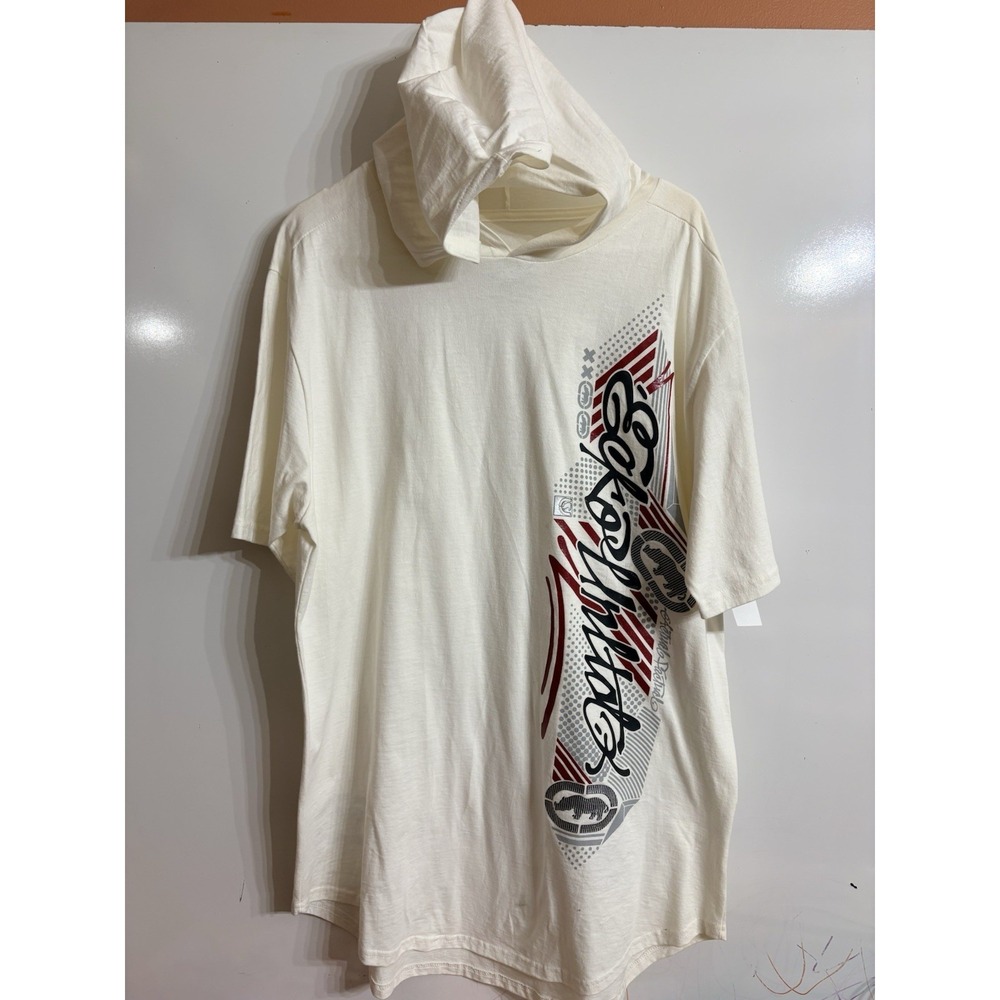 Ecko Unlimited Y2K Grunge‎ Emo Style Hooded Tee XL